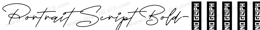 Portrait Script Bold字体转换